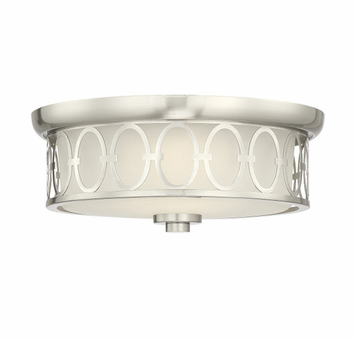 Sherrill Satin Nickel Led Flush Mount (6-2390-14-SN)