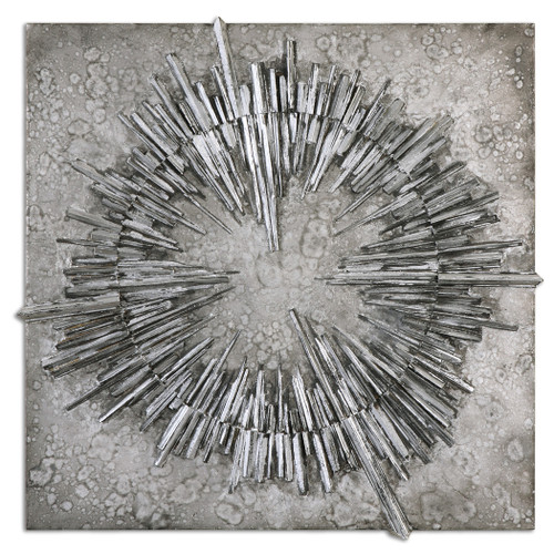 Nebulus Silver Wall Art (01303)