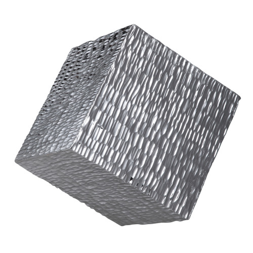 Jessamine Silver Wall Cube (04237)