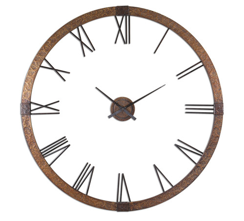 Amarion 60" Copper Wall Clock (06655)