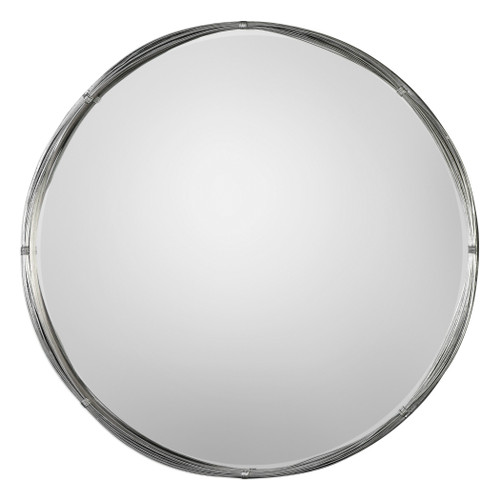 Ohmer Round Metal Coils Mirror (09225)