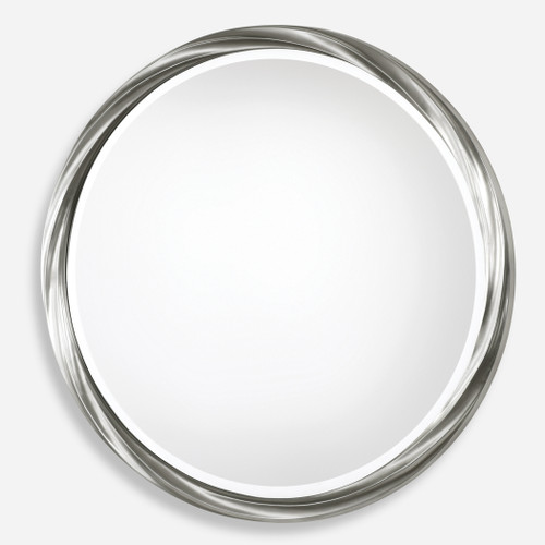 Orion Silver Round Mirror (09278)