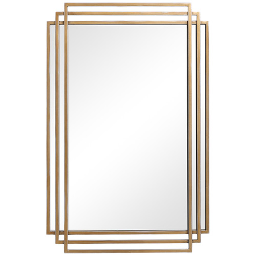 Amherst Brushed Gold Mirror (09688)