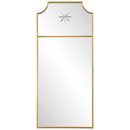 Caddington Tall Brass Mirror (09748)