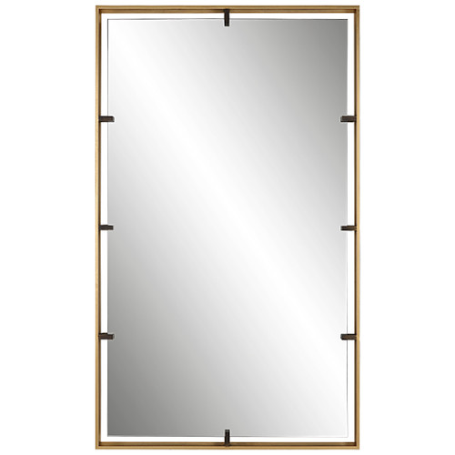 Egon Gold Wall Mirror (Uttermost)