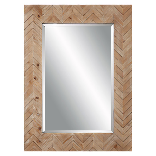 Demetria Wooden Mirror, Small (Uttermost)