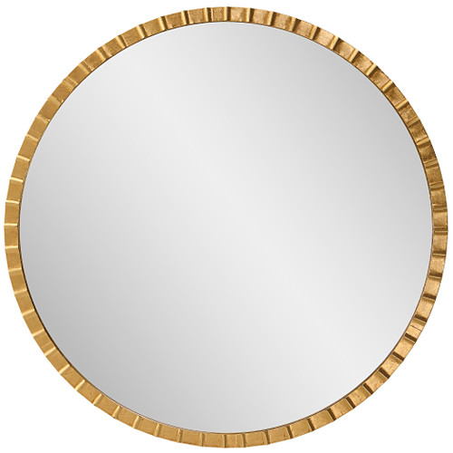 Dandridge Gold Round Mirror (09781)