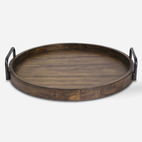 Uttermost Reine Round Wooden Tray (18749)