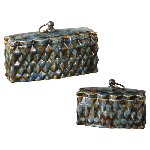 Neelab Ceramic Containers, Set/2 (19618)