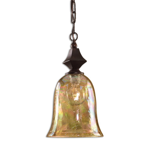 Elba Crackle Glass Mini Pendant (21812)