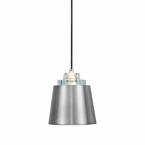 Pratt 1 Light Nickel Mini Pendant (22185)