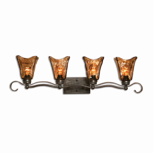 Vetraio 4 Light Bronze Vanity Strip (22845)