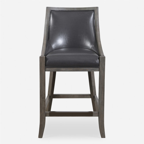 Elowen Leather Counter Stool (23465)