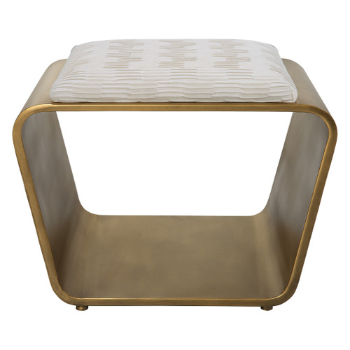 Hoop Small Gold Bench (Uttermost)