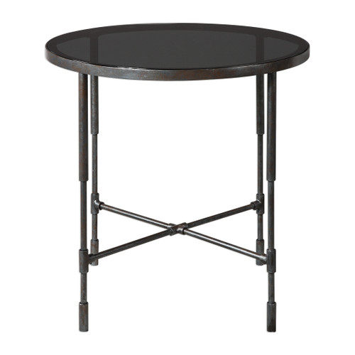Vande Aged Steel Sidetable (24783)