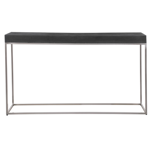 Jase Black Concrete Console Table (24974)