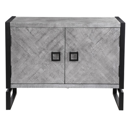 Keyes 2 Door Gray Cabinet (24990)