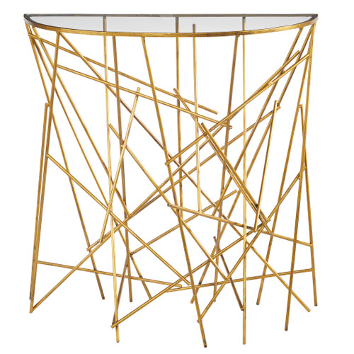 Philosopher Gold Console Table (25175)