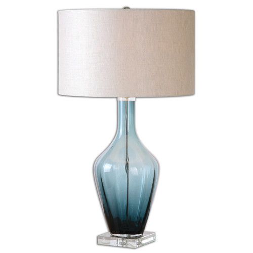 Hagano Blue Glass Table Lamp (26191-1)