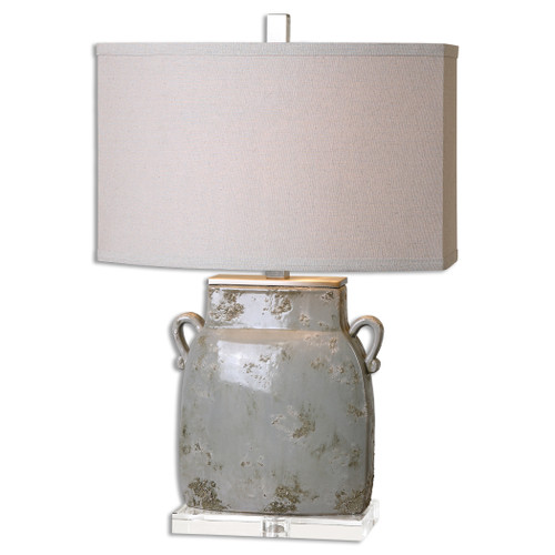Melizzano Ivory-Gray Table Lamp (26613-1)