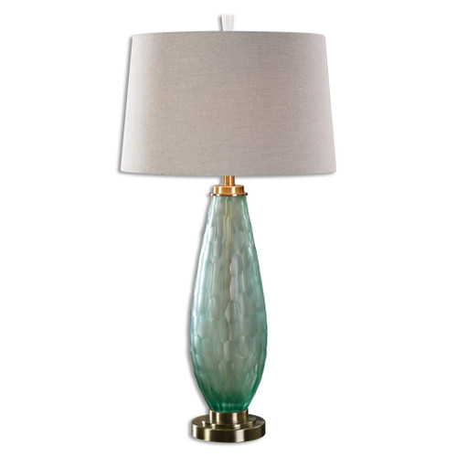 Lenado Sea Green Glass Table Lamp (27003)