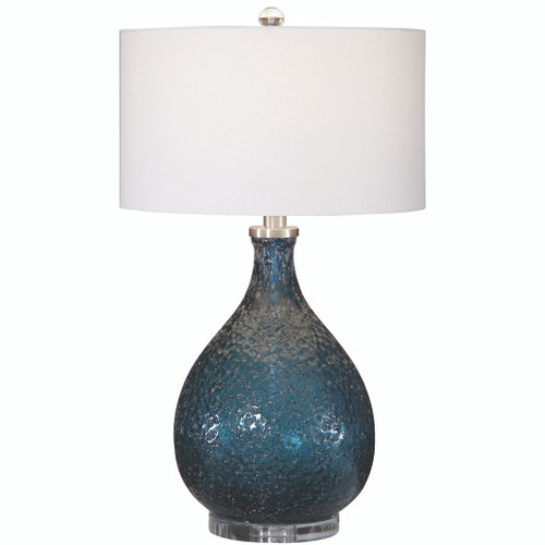 Eline Blue Glass Table Lamp (28209-1)