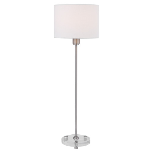 Wick Nickel Buffet Lamp (28350-1)