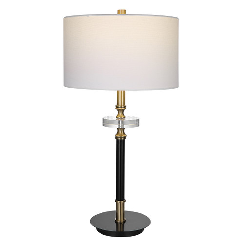 Maud Aged Black Table Lamp (29991-1)