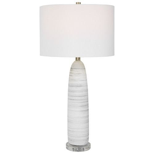 Levadia Matte White Table Lamp (30004-1)