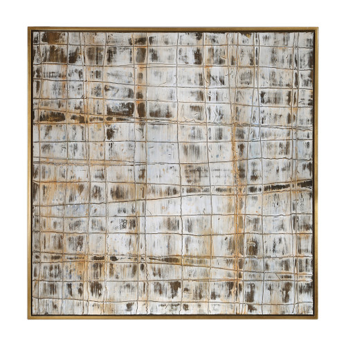 Egyptian Linen Abstract Art (36052)