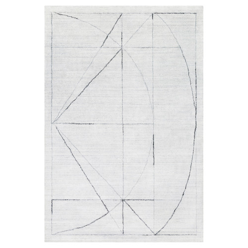 Costilla Modern White 8 X 10 Rug (70033-8)