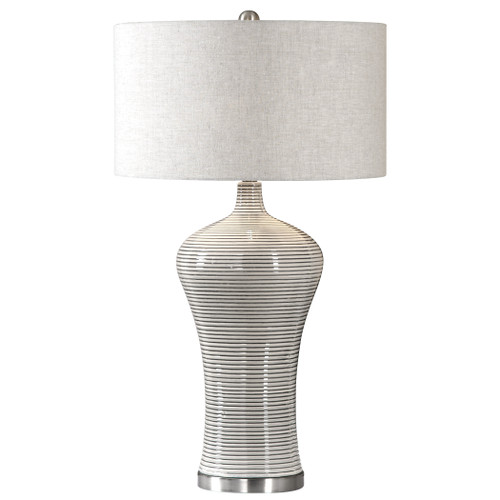 Dubrava Light Gray Table Lamp (27570-1)