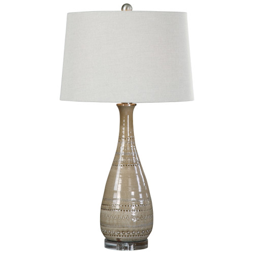 Nakoda Embossed Ceramic Lamp (27214)