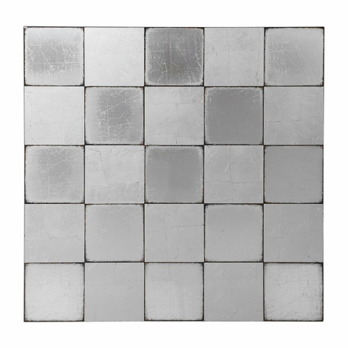 Brigid Mirrored Checkerboard Wall Decor (04193)