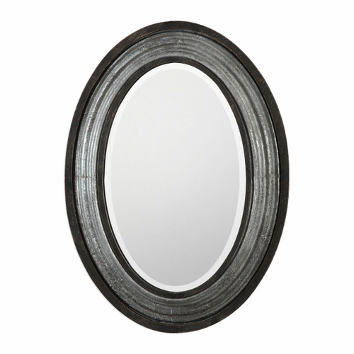 Galina Iron Oval Mirror (09226)