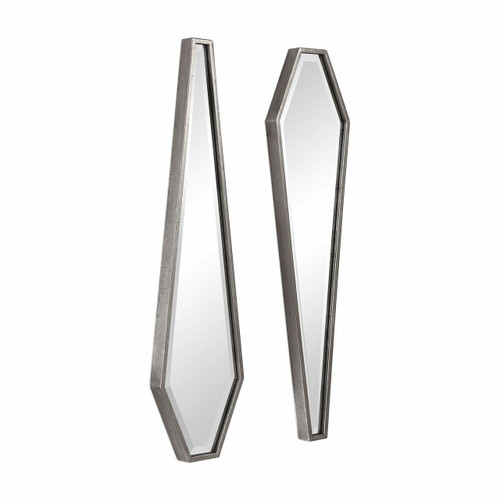 Sabera Modern Silver Mirror, S/2 (09443)