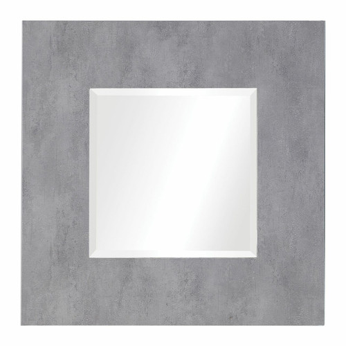 Rohan Light Gray Square Mirror (09471)