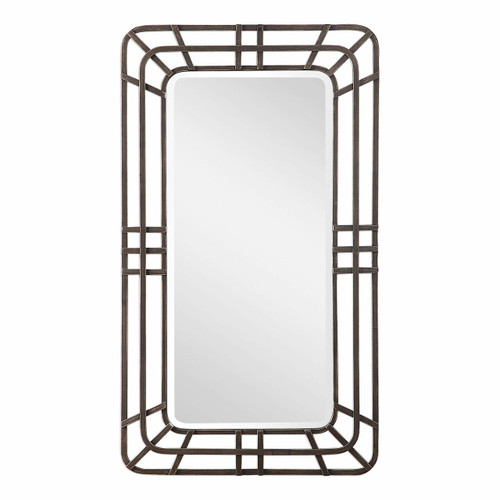 Alston Open Framed Iron Mirror (09482)