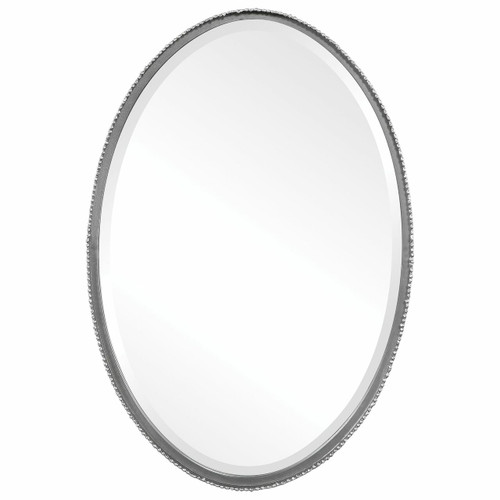 Reva Silver Oval Mirror (09549)