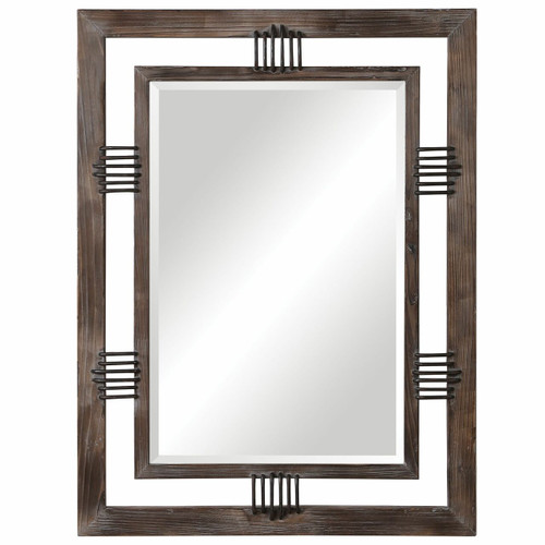 Ebbe Rustic Farmhouse Mirror (09555)