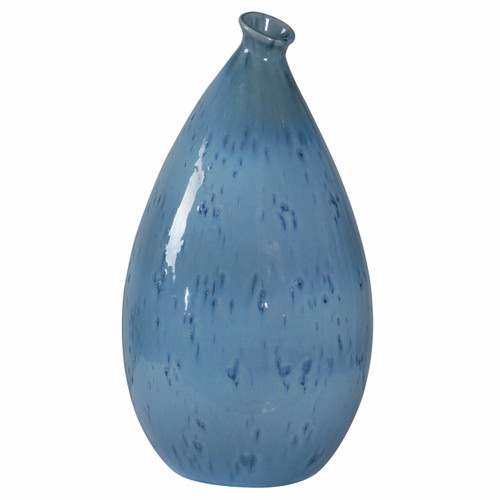 Clear Sky Blue Vase (17856)