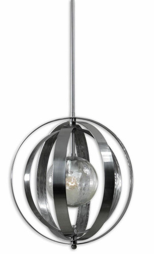 Trofarello Silver 1 Light Pendant (21938)