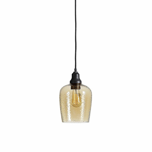 Aarush Amber Glass 1 Light Mini Pendant (22121)