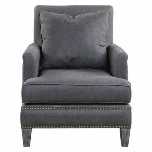 Connolly Charcoal Armchair (23303)