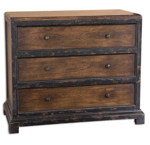 Rishi Antique Three Drawer Chest (25504)