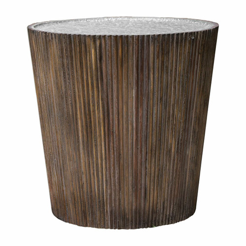 Amra Reeded Round Side Table (25871)