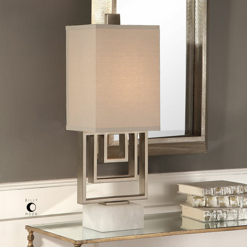 Medora Brushed Nickel Lamp (29629-1)