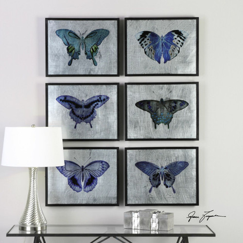 Vibrant Butterflies Prints S/6 (55030)