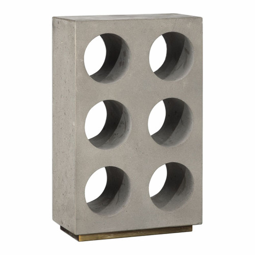 Uttermost Kye Concrete Wine Holder (18652)