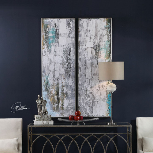 Aged Fences Abstract Art Set/2 (37002)